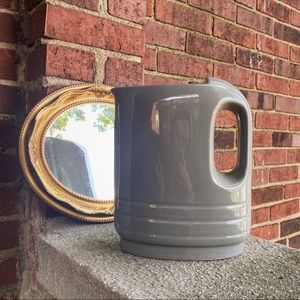 Art Deco Grey Minimalist Narrow Water / Beverage Pitcher